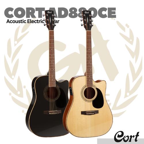 Promo CORT AD880CE Acoustic Electric Guitar | Gitar Akustik Elektrik ...