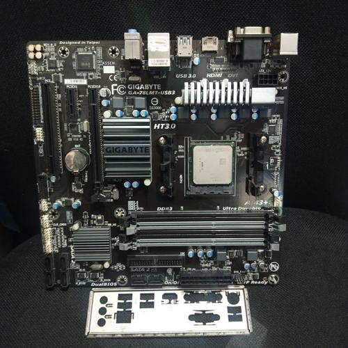 Jual mainboard Gigabyte ga-78lmt-usb3 hdmi AMD FX 4300 - prosesor only