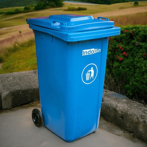 Indobin Jual Tempat sampah hdpe 240 liter abu merek indobin - Biru - Kota Bogor ...