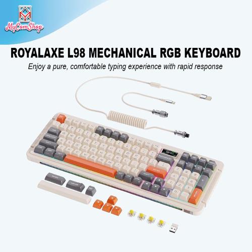 Jual ROYALAXE L98 WIRELESS MECHANICAL KEYBOARD WITH RGB LIGHT - Jakarta ...