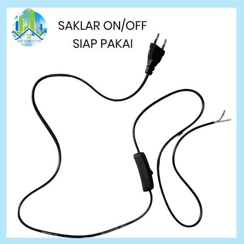 Jual kabel buntung plus saklar on off jadi siap pakai / saklar on/off ...