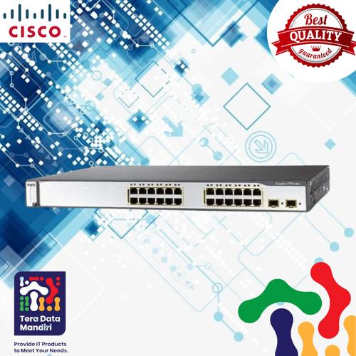 Jual Cisco Catalyst 3750 Series PoE-24/WS-C3750-24PS-S V05 - Jakarta ...