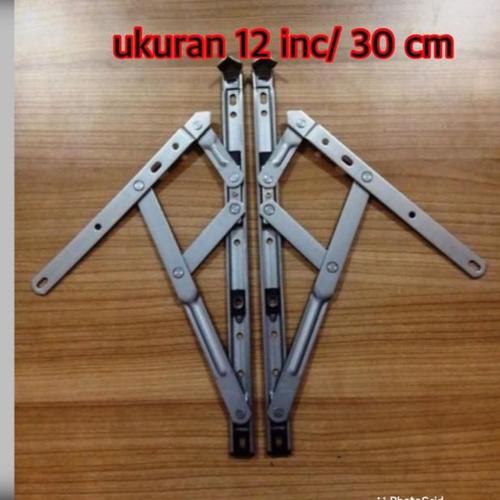 Jual Megabonus Engsel Casement Ukuran 20 Inc 24 Inc 12 Inch/ 30 Cm Ss ...