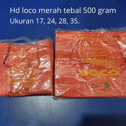 Jual kantong plastik kresek hd loco tebal ukuran 17 24 28 35 | hd loco ...