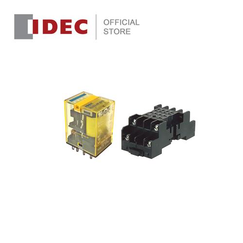 Jual Promo Idec Relay 10A RU2S -NF tanpa led indicator 2 Pole 8 Kaki ...
