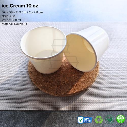Jual Ice Cream Paper Cup 10 oz Tebal - Jakarta Barat - boxware | Tokopedia