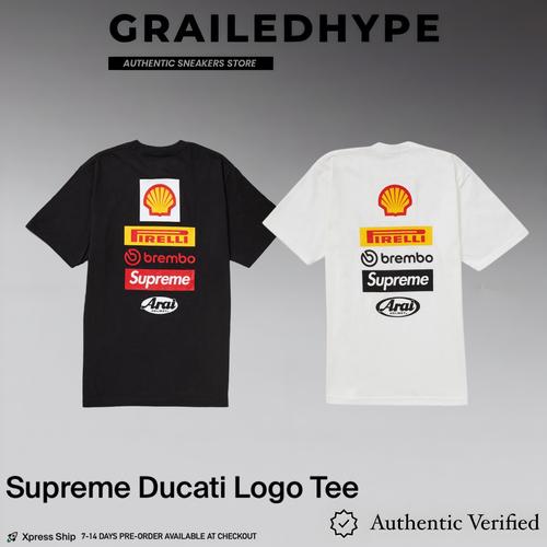 Supreme Ducati Logos Tee White 留まっ XL サイズ 