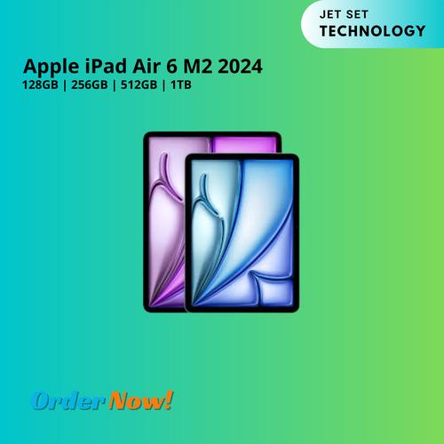 Jual Apple iPad Air 6 M2 2024 11 inch 6th Gen 128GB 256GB 512GB 1TB WiFi Only 128GB, PURPLE