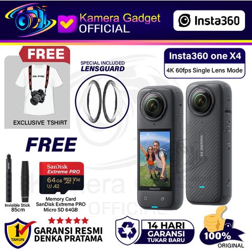 Promo Insta360 X4 8K 360 Action Camera Insta 360 ONE X 4 Action Cam Original Resmi PAKET G
