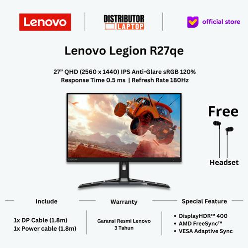 Promo Lenovo Legion R27q-30 Monitor Gaming 27