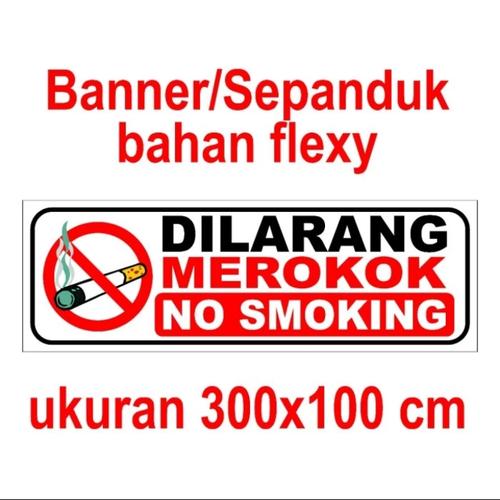 Jual SPANDUK BANNER DILARANG MEROKOK NO SMOKING Pertamina pom bensin ...