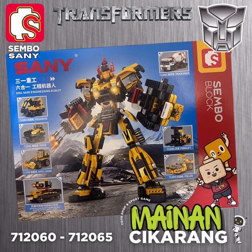Jual SANY BRICK ROBOT KONTRUKSI 6 IN 1 TRANSFORMER DEFASTATOR SEMBO ...