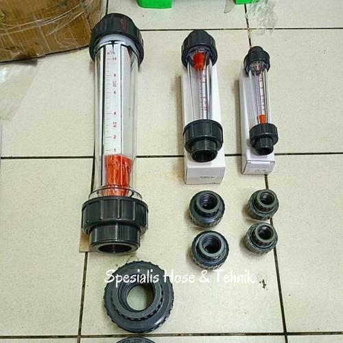 Jual ROTAMETER PLASTIK TUBE FLOW METER LZS 15 RANGE 40-400 L/h KONEKSI ...