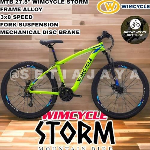 Jual [INSTANT] Sepeda Gunung MTB Inch WIMCYCLE STORM New