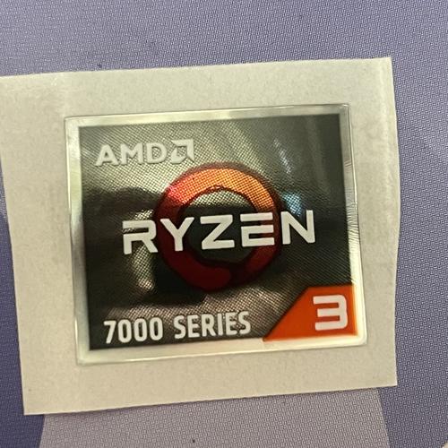 Jual Sticker stiker logo AMD Ryzen 3 7000 Series gen7 original - Kota ...