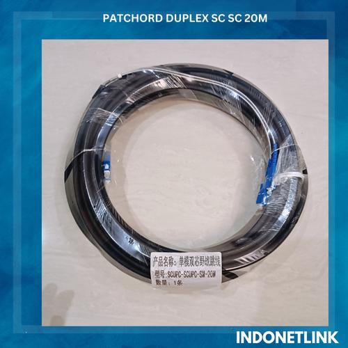 Jual Kabel Fiber Optic 2 Core SC UPC to SC UPC Duplex 20 Meter - Kab ...