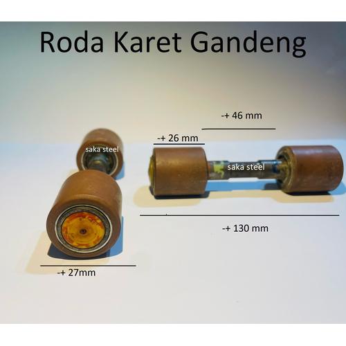 Jual Roda Waterfoam Waterfom Waterpom Busa Karet Roda Karet Gandeng ...