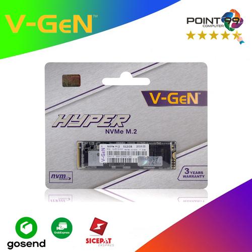 Vgen Hyper 512gb Ssd Nvme Vgen V-Gen SSD Hyper Pcie Gen3 Nvme 2280