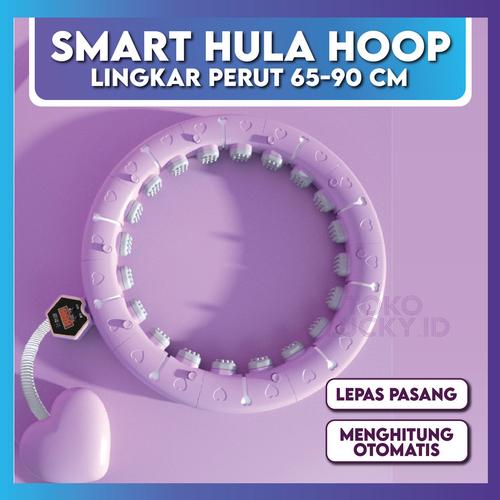 Promo Hula Hoop Olahraga Adjustable Hitung Otomatis Smart Ring Dancing