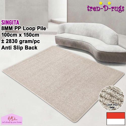 Promo Tren-D-rugs karpet permadani salur polos ruang tamu minimalis ...