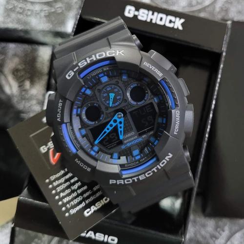 Jual CASIO GSHOCK GA-100-1A2 GA100-1A2 JAM TANGAN ORIGINAL BEST