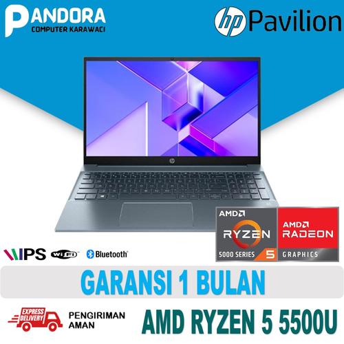 Jual Laptop Gaming HP Pavilion 15 Ryzen 7 5700 32GB 1TB ssd Win 11 FHD