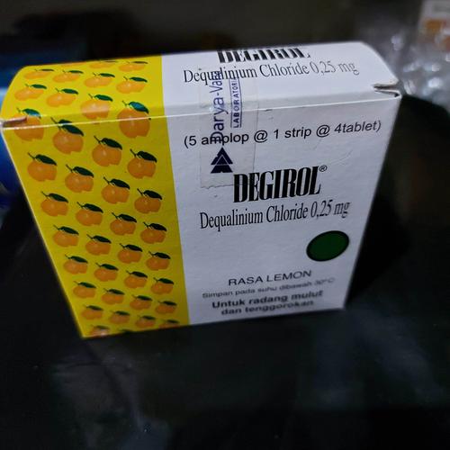 Jual Degirol Tablet Hisap Box/Dus/Dos - Obat Radang Tenggorokan Rasa ...