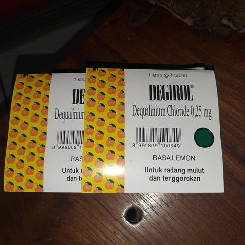 Jual Degirol Tablet Hisap Strip Isi 4 - Obat Radang Tenggorokan Rasa ...