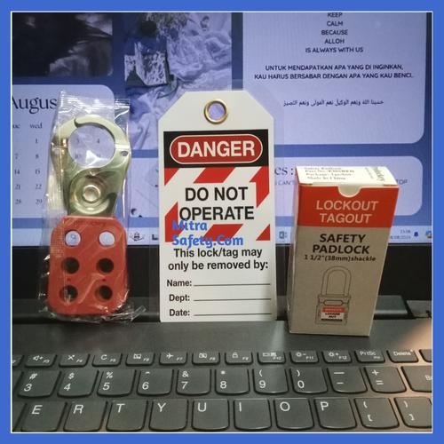 Jual Safety Lockout Tagout Kit Set With Hasps, Tanggung, Safety Padlock ...