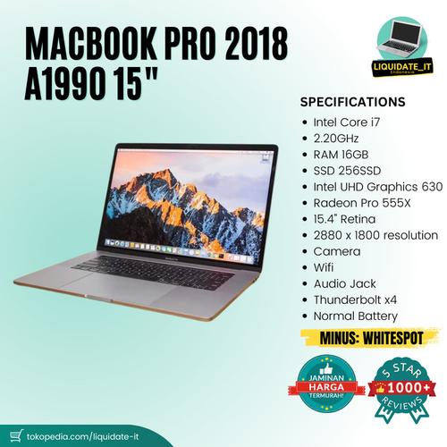アップル MacBook Pro MR962J/A A1990 Core i7 2.2GHz/RAM 16GB/SSD 