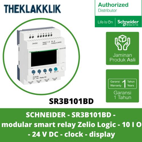 Jual SCHNEIDER - SR3B101BD - modular smart relay Zelio Logic - 10 I O ...