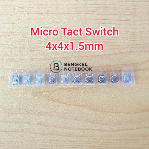 Jual Switch On Off Tombol Touchpad Micro Tact Switch 4x4x1.5mm Saklar ...