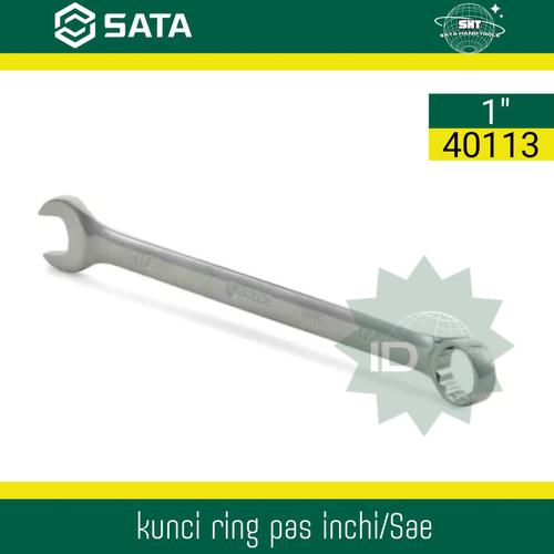 Jual SATA KUNCI RING PAS 1 INCHI 40113 SAE COMBINATION WRENCH 1 ...
