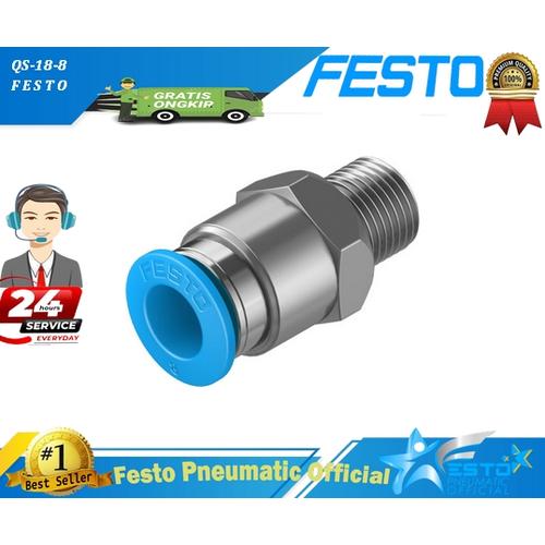 Jual FESTO PartNo: 153004 QS-1/8-8 Push-in fitting - Kota Tangerang ...