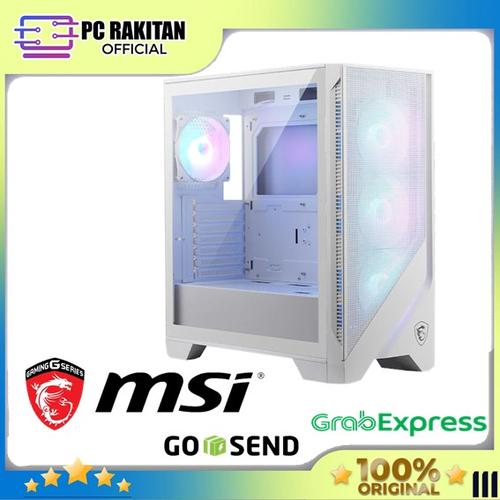 Promo MSI PC CASE MATX MAG FORGE M100R (4X 120MM ARGB FANS) WHITE Cicil ...