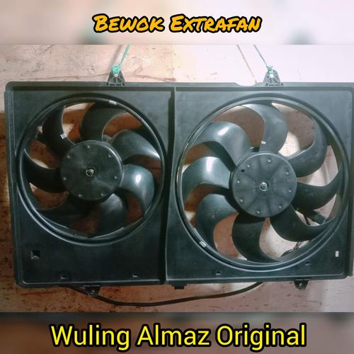Jual EXTRAFAN DOUBLE KIPAS RADIATOR AC WULING ALMAZ COPOTAN ORIGINAL ...
