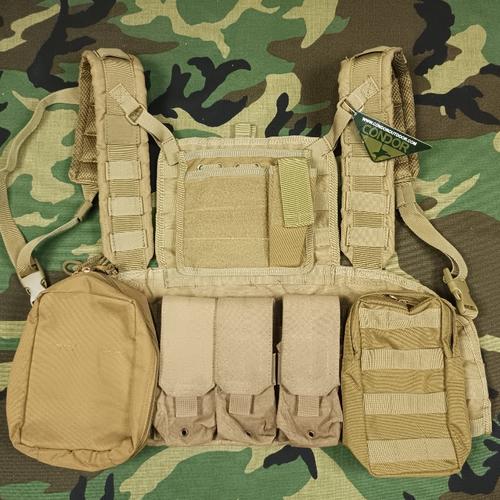 Jual Rhodesian Recon Vest RRV Chest Rig Khaki by Condor USA - Kota ...