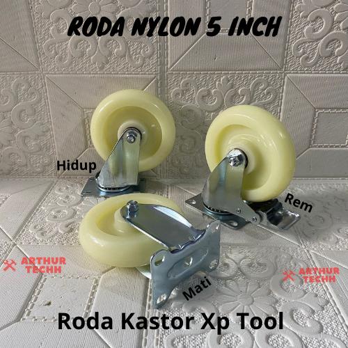 Jual Roda Nylon Medium Duty 5