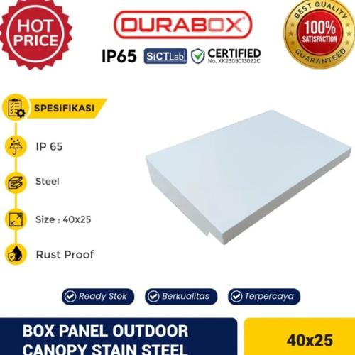 Jual Topi Box Panel Listrik 40×25 Durabox-Box Panel outdoor Canopy ...
