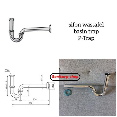 Promo sifon wastafel leher angsa / basin trap / P Trap pembuangan