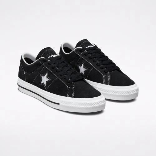Jual Converse One Star Pro Ox Suede Black White 37 Kab