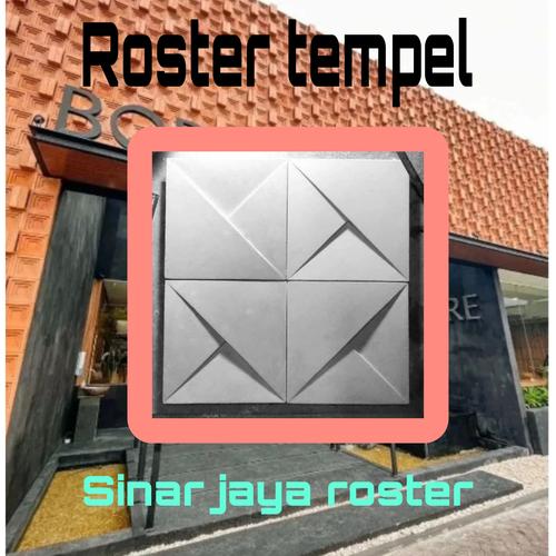 Jual Roster temper motif 2 / loster tempel / bata tempel - Jakarta ...