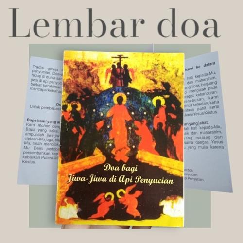Jual Lembar Doa Katolik Rosario Salam Bunda Maria Traktat Kaplet ...