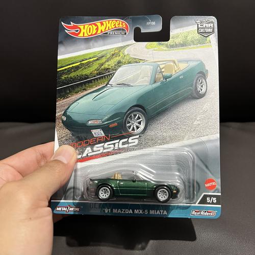 Hot Wheels ’91 Mazda MX-5 Miata Verde – Modern Classics 5/5 – Edizione Da Collezione