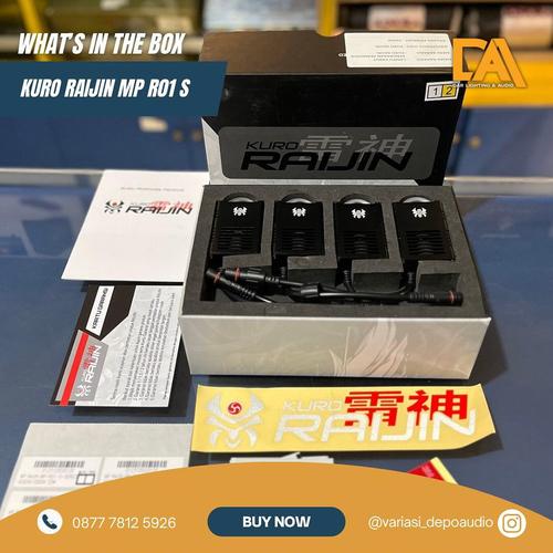 Jual KURO RAIJIN MINI PROJIE SLIM MP R01S / MPR01S Slim Blue Lens