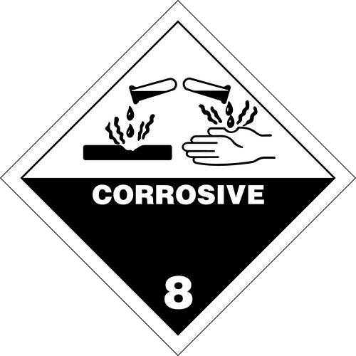 Dg8 Sticker Jual Cetak Stiker Waterproof Dangerous Goods (Class 8) - Kota Surabaya ...