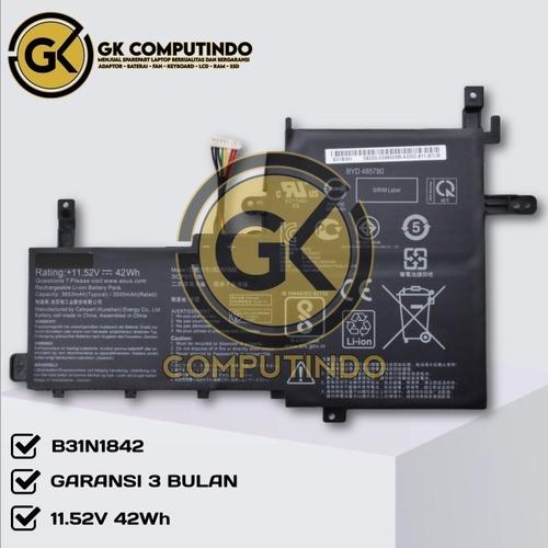 Batterij Geschikt Voor Laptop Asus VivoBook S15 S531FA VivoBook 15 M513 Type B31n1842