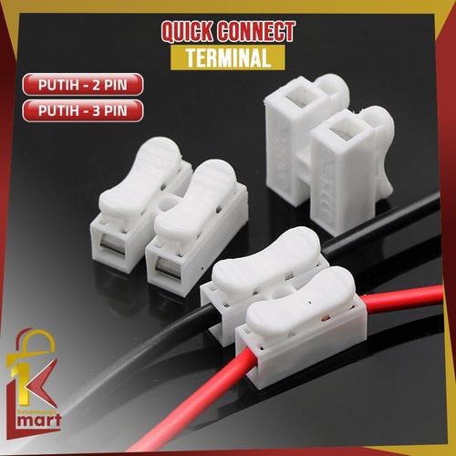 Promo SM-C1077 Konektor Kabel Listrik 2pin 3pin Quick Connect Terminal ...