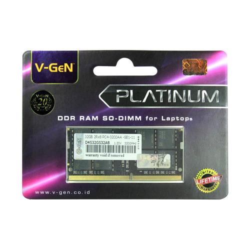 Jual RAM VGEN DDR4 32GB PC25600 3200Mhz V-GeN Memory Laptop Sodimm ...