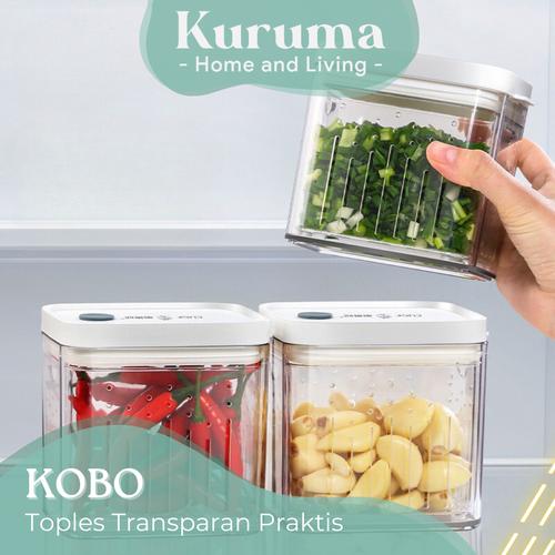 Promo KURUMA - KOBO Toples Makanan Minimalis Food Container Gula Dan ...